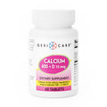 GeriCare Calcium 600mg + Vitamin D3 10mcg | Bone Health Supplement, 60 Count