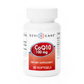 GeriCare CoQ10 100mg Softgels – High Absorption CoQ10, 30-Count, Travel Friendly