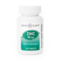 GeriCare Zinc Sulfate 50mg Dietary Supplement – 100 Count