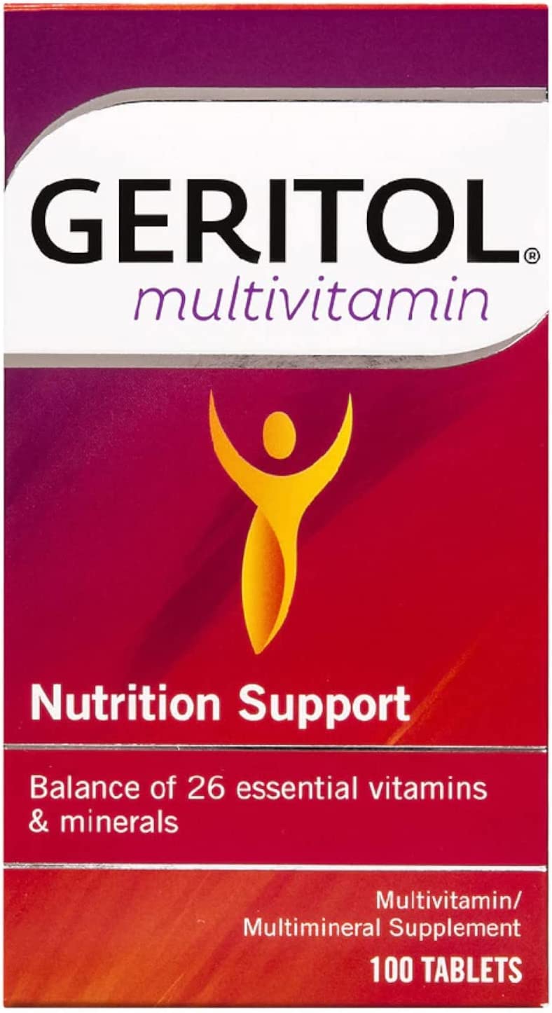 Geritol Complete Tablets – 100 Count (Pack of 3) | Multivitamin Supplement