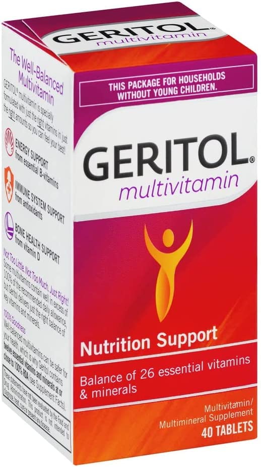 Geritol Complete Tablets – 100 Count (Pack of 3) | Multivitamin Supplement