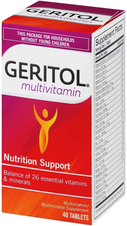 Geritol Complete Tablets – 100 Count (Pack of 3) | Multivitamin Supplement