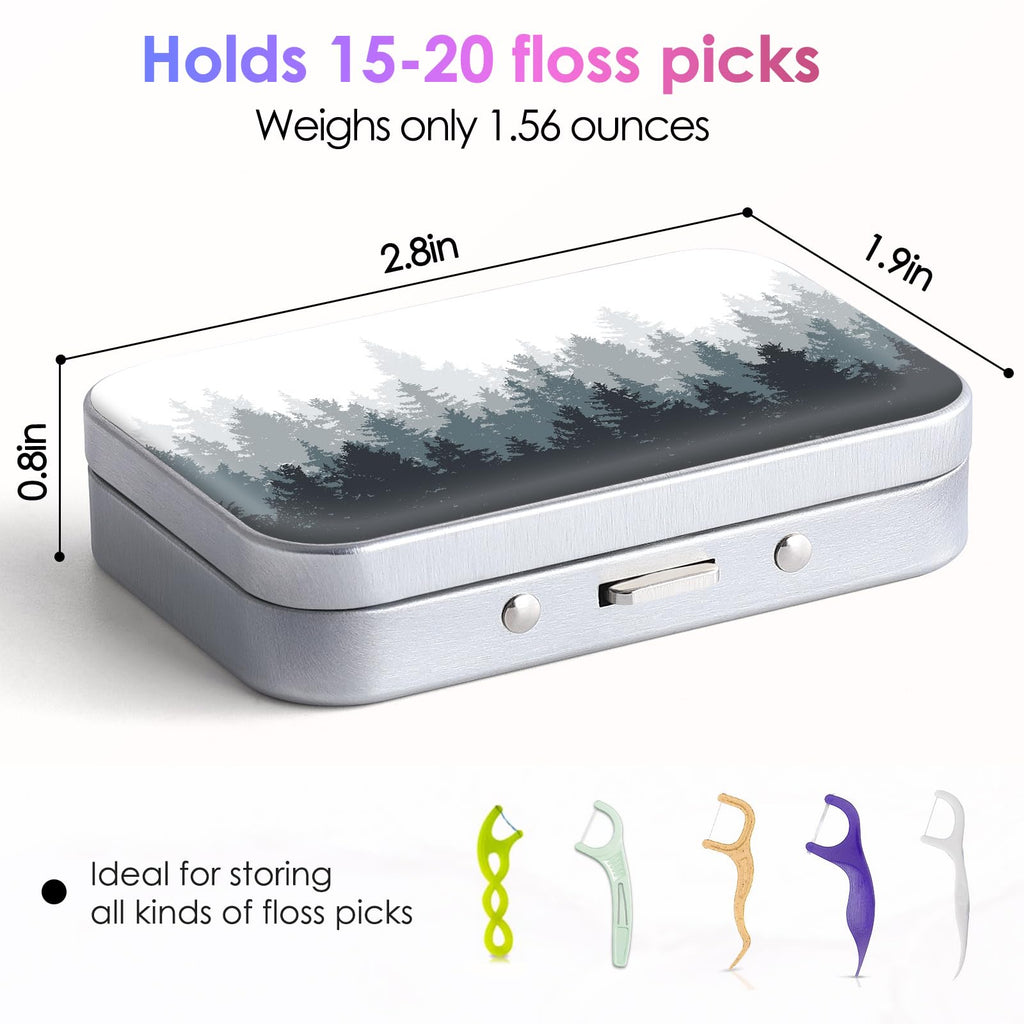 Gerkia Dental Floss Portable Case – Travel Floss Dispenser & Floss Picks Storage | Ink Tree