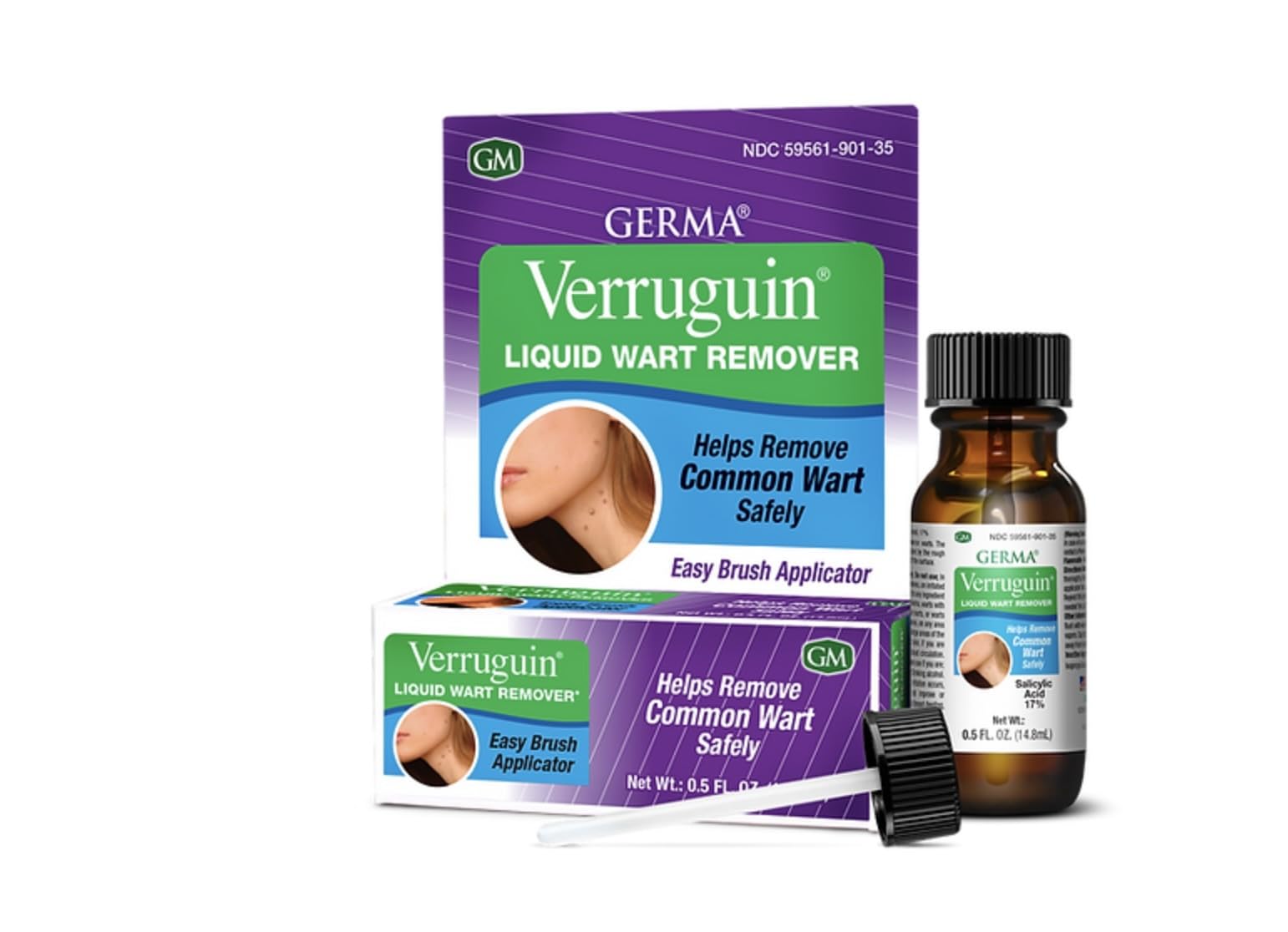 Germa Verruguin Liquid Wart Remover 17% Salicylic Acid | 14.8 mL