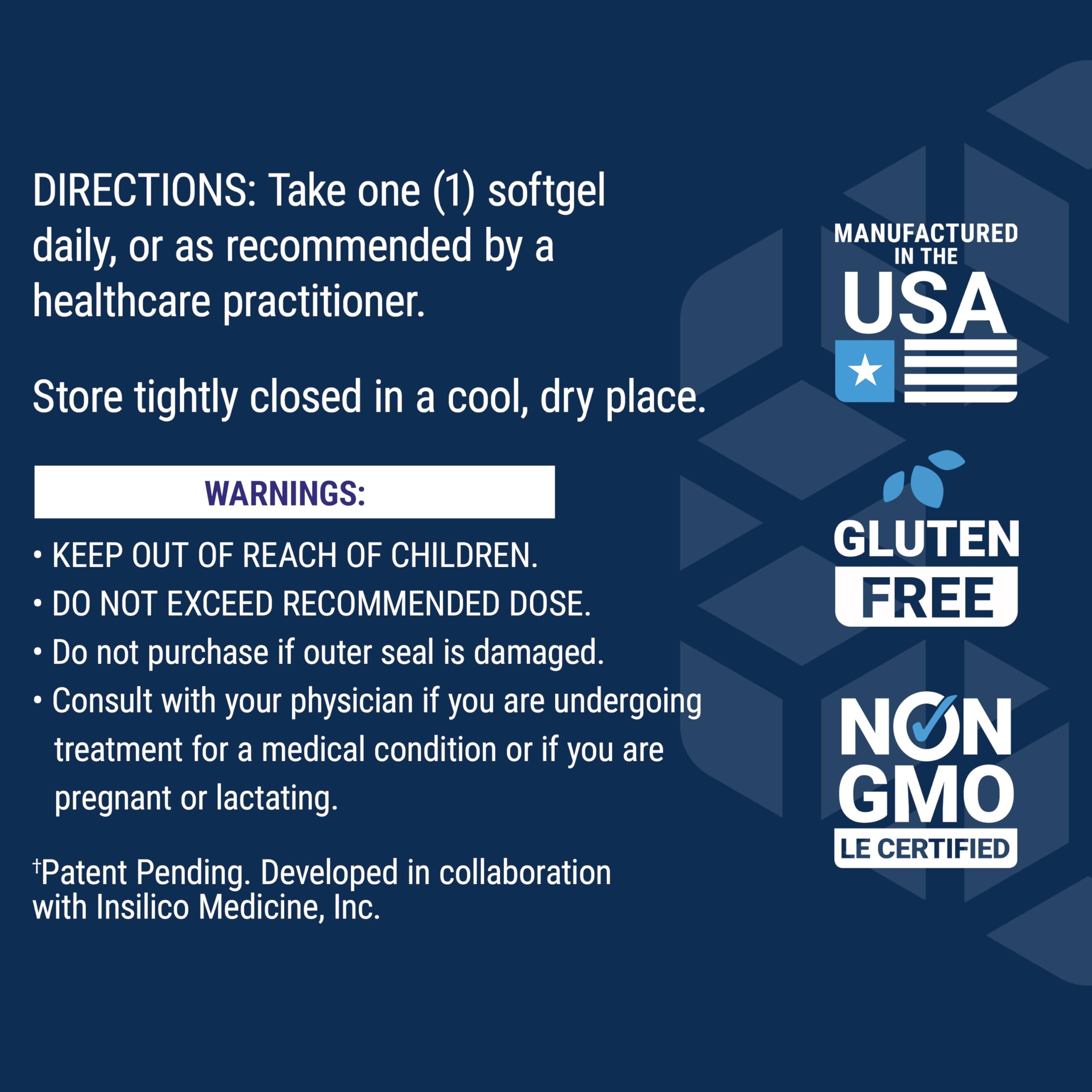 GEROPROTECT Ageless Cell – Cellular Health & Healthy Aging (30 Gluten-Free Softgels) | Life Extension