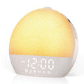 Geuuap Sunrise Alarm Clock – Natural Wake-Up Light, White Noise & Bluetooth Speaker (Khaki)