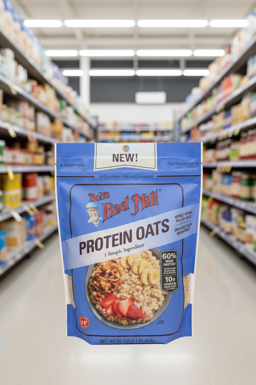 Bob's Red Mill GF Protein Rolled Oats - 454g
