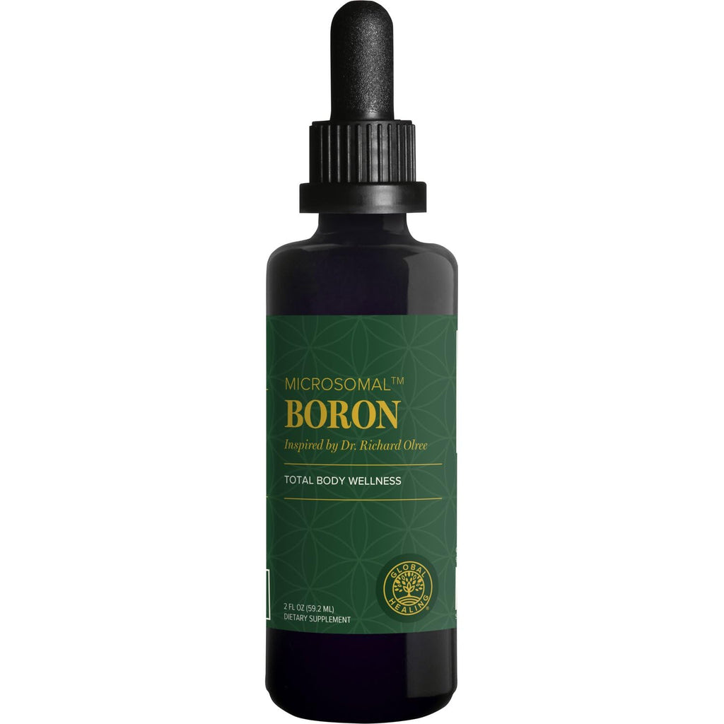 Global Healing Center Boron Supplement 5 mg | Bone Health, Metabolism & Magnesium Absorption (2 oz)