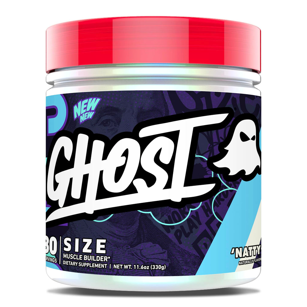 GHOST Size V3 Muscle Builder – 30 Servings, Sugar-Free & Gluten-Free, Creatine & Betaine