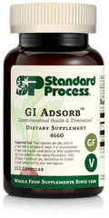 Standard Process GI Adsorb – GI Health & Elimination Dietary Supplement (112 Capsules, 28 Servings)