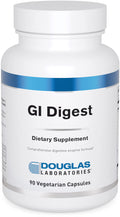 Douglas Laboratories G.I. Digest | Complete Enzyme Formula with Gluten & Dairy Enzymes | 90 Capsules