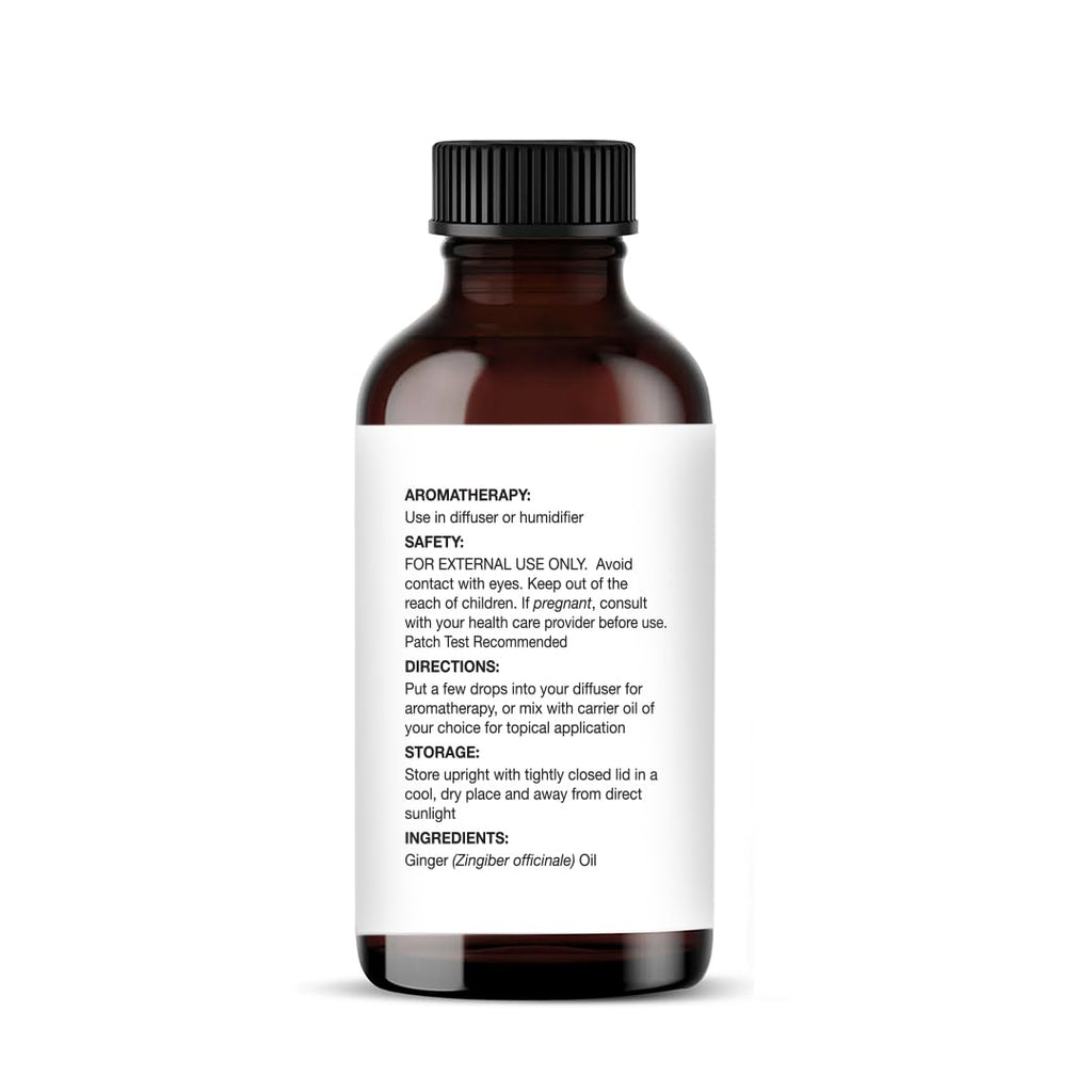 Majestic Pure Ginger Essential Oil - 1 Fl Oz | 100% Pure & Natural