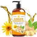 Ginger Oil Massage Oil for Therapy, Lymphatic Drainage, Sore Muscle Relief | Arnica