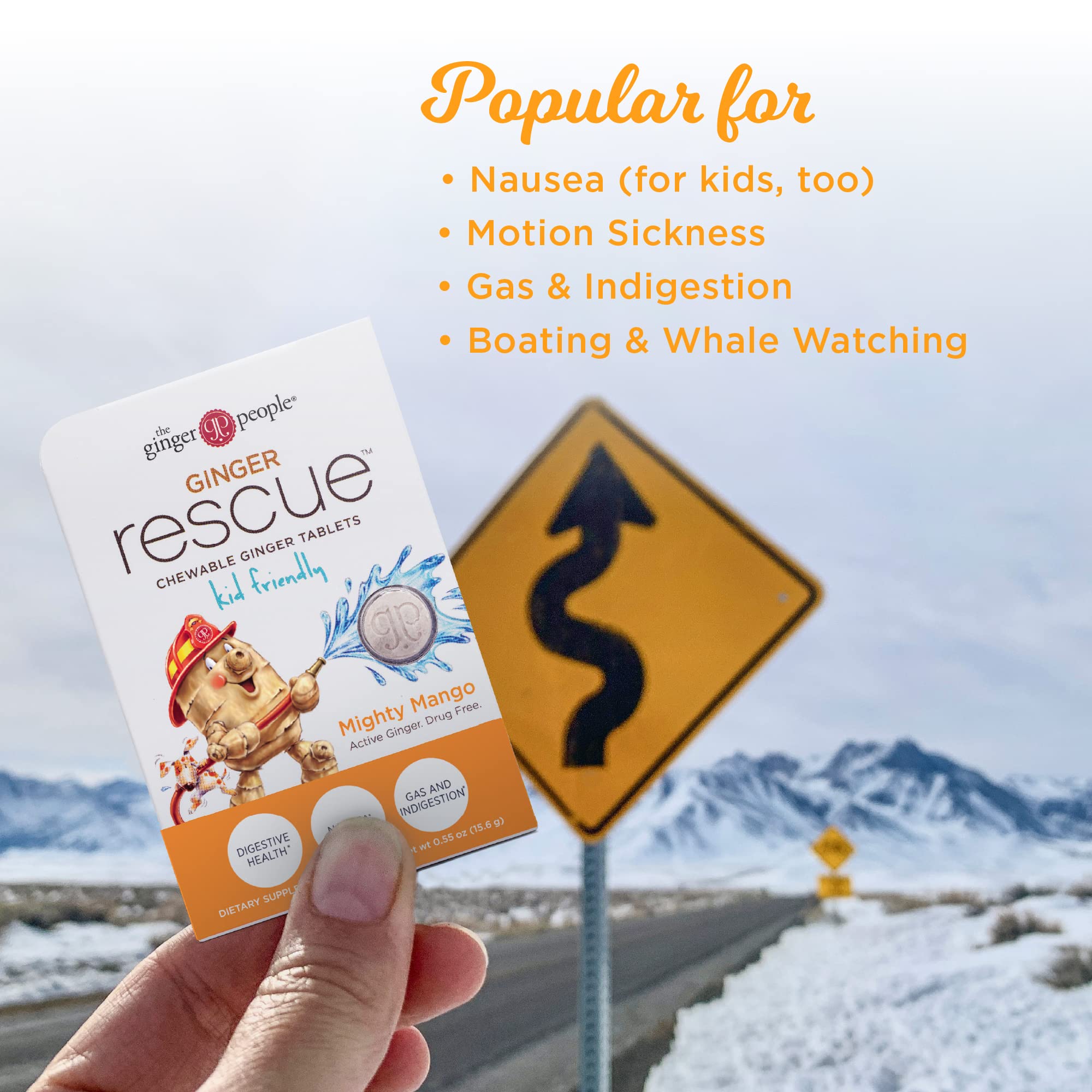 Ginger Rescue Chewables – Drug Free Digestive Health