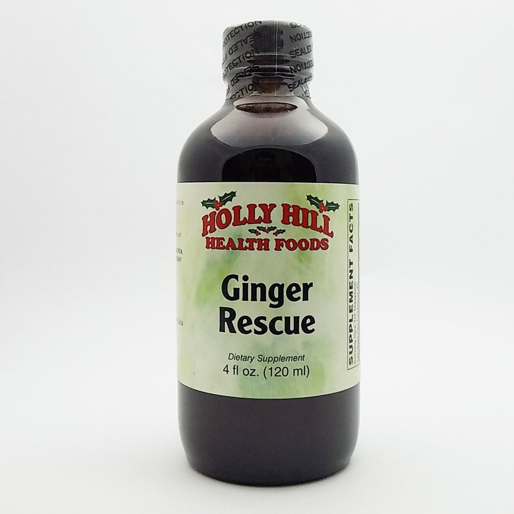 Holly Hill Health Foods Ginger Rescue Syrup 4 Ounces