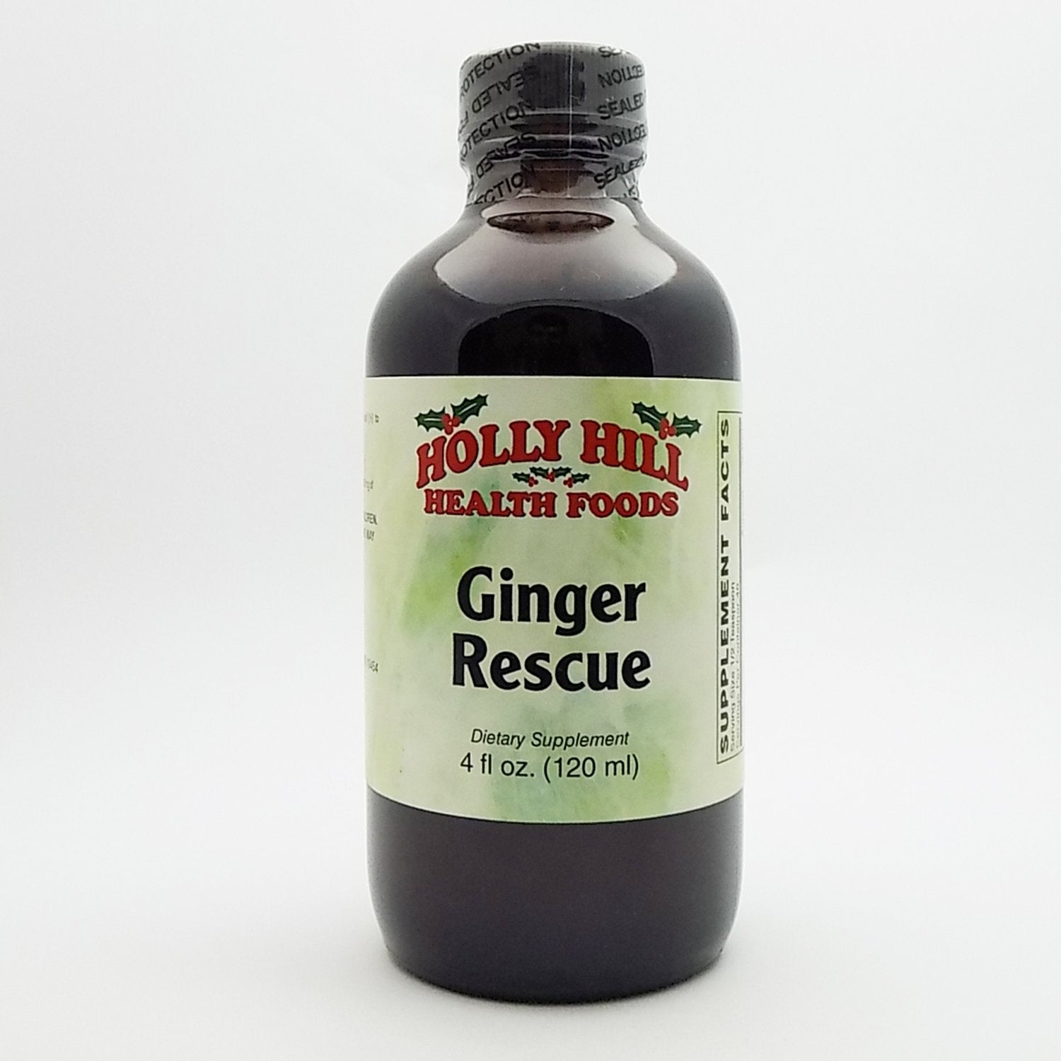 Holly Hill Health Foods Ginger Rescue Syrup 4 Ounces