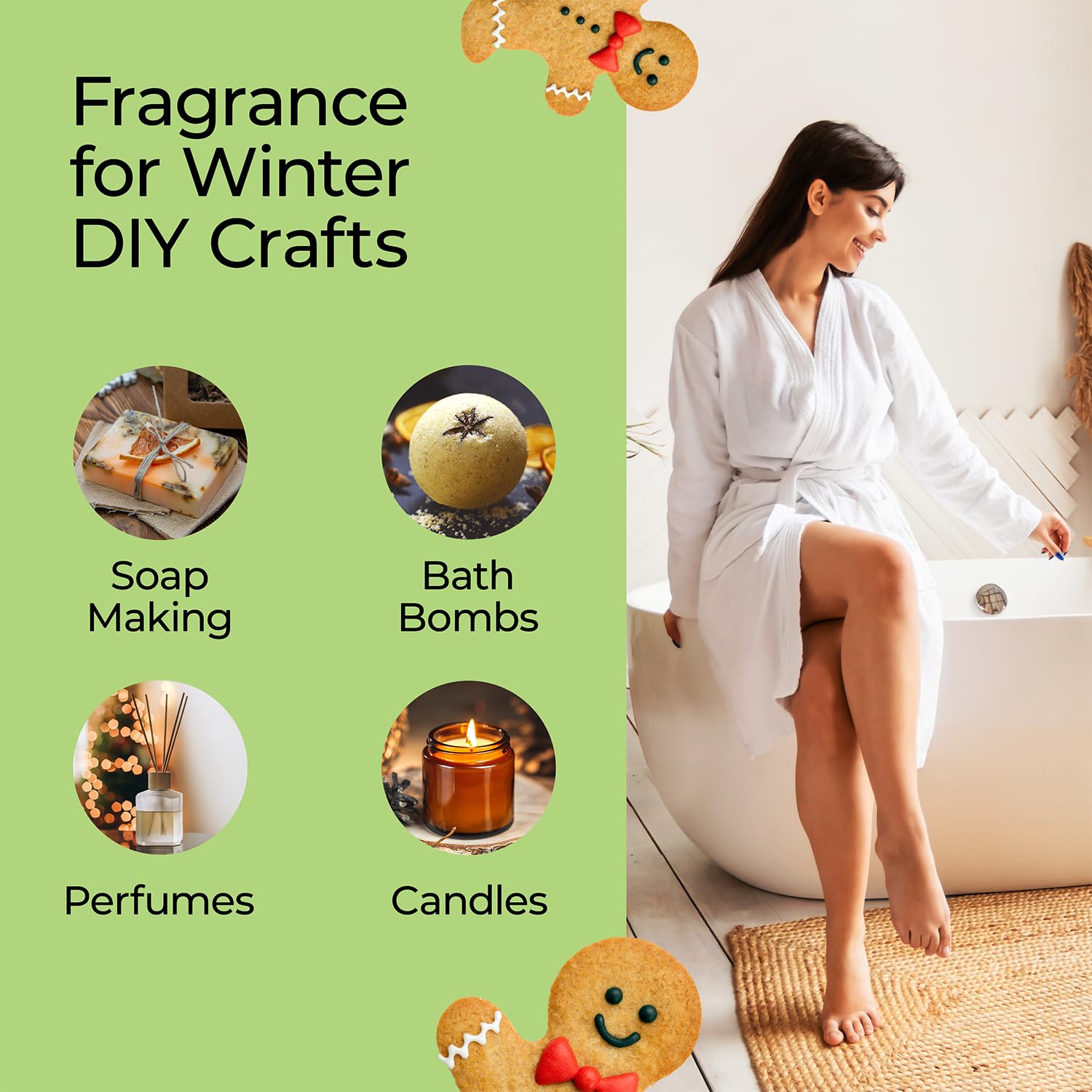 Good Essential Gingerbread Fragrance Oil 1 oz – Diffusers, Candles & Soaps