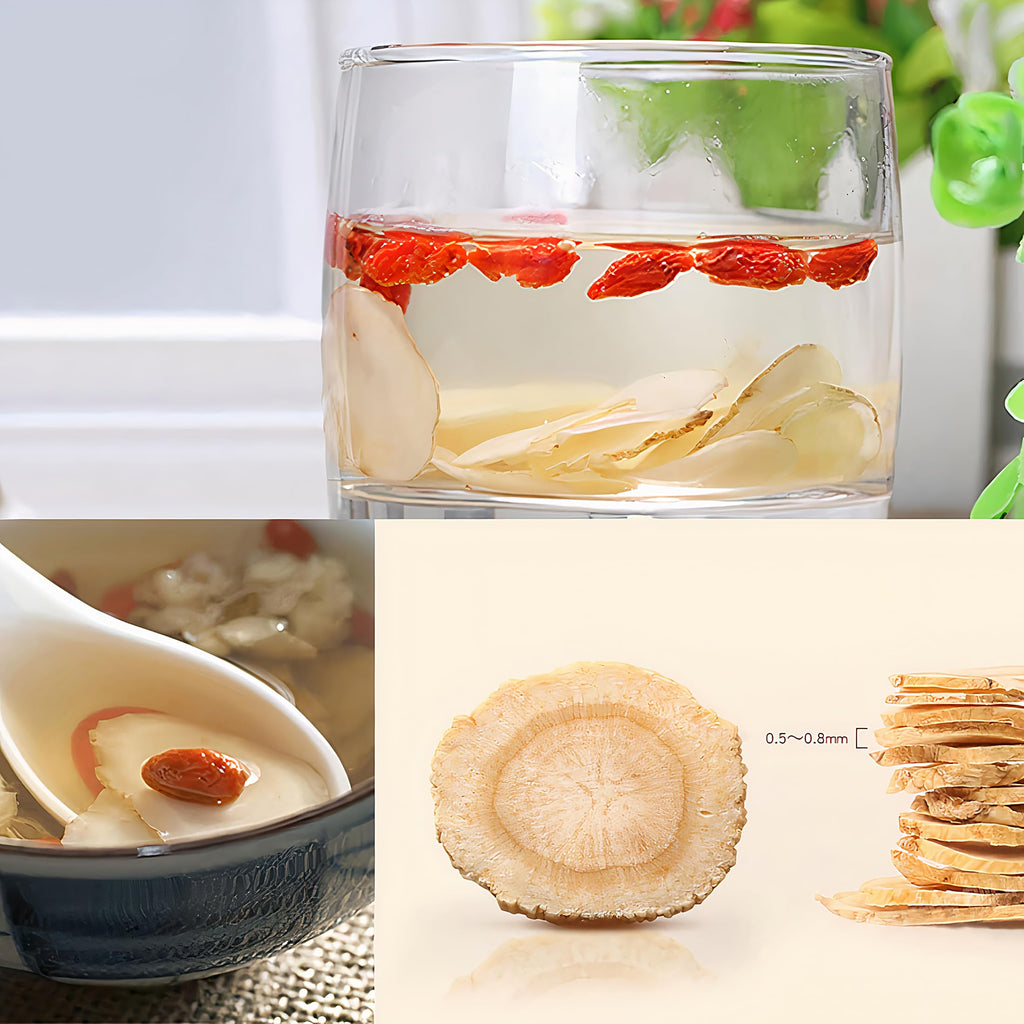 American Wisconsin Ginseng Slices - 16 oz | Boost Energy, Performance & Mood