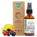GIVOL Organic ZINC Boost Mist 40 mg – Sugar Free, Vitamin C & Elderberry – Vegan Liquid Spray (60 ml)