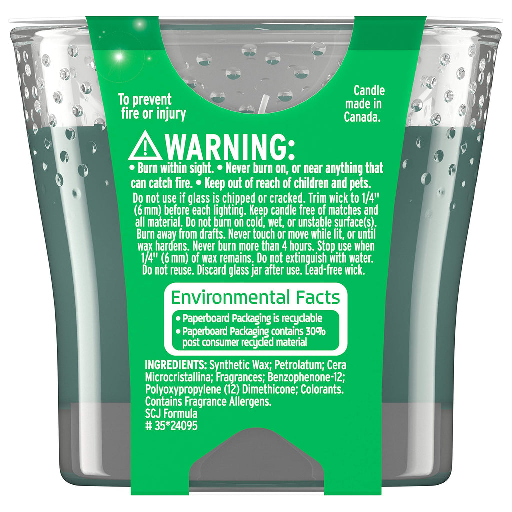Glade Jar Candles – Pine Wonderland 3.4 oz, 1 Wick | Essential Oils Fragrance
