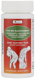 GLADTON Joint Support – Glucosamine, Chondroitin, MSM, Turmeric (90 Capsules)
