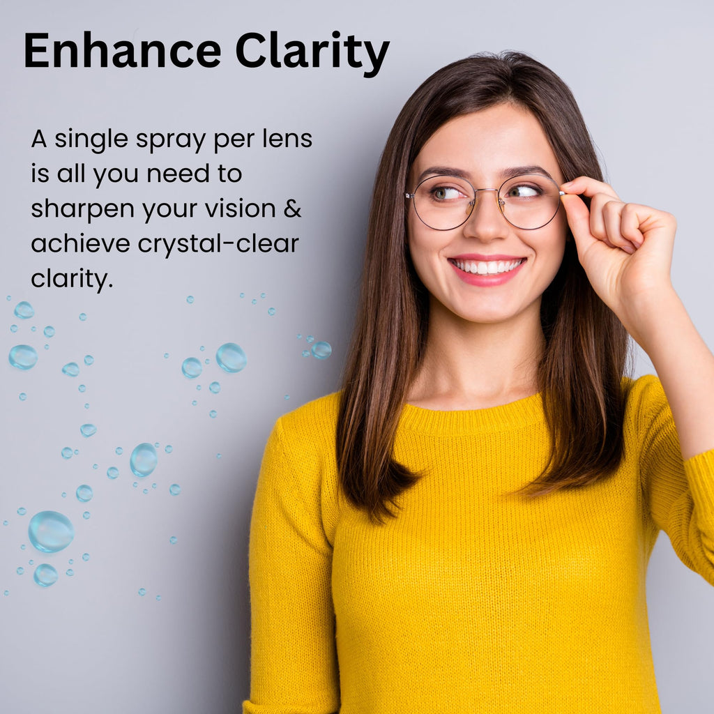 Glare Guard Clear View Lens Cleaner - Anti-Streak & Anti-Static 4oz