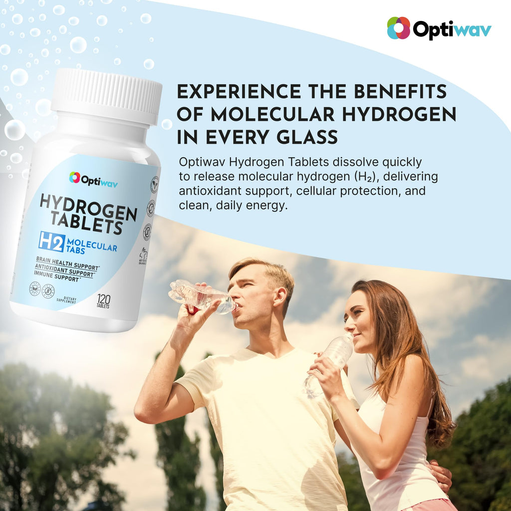 Hydrogen Tablets for Drinking Water - H2 Molecular Tabs with Magnesium