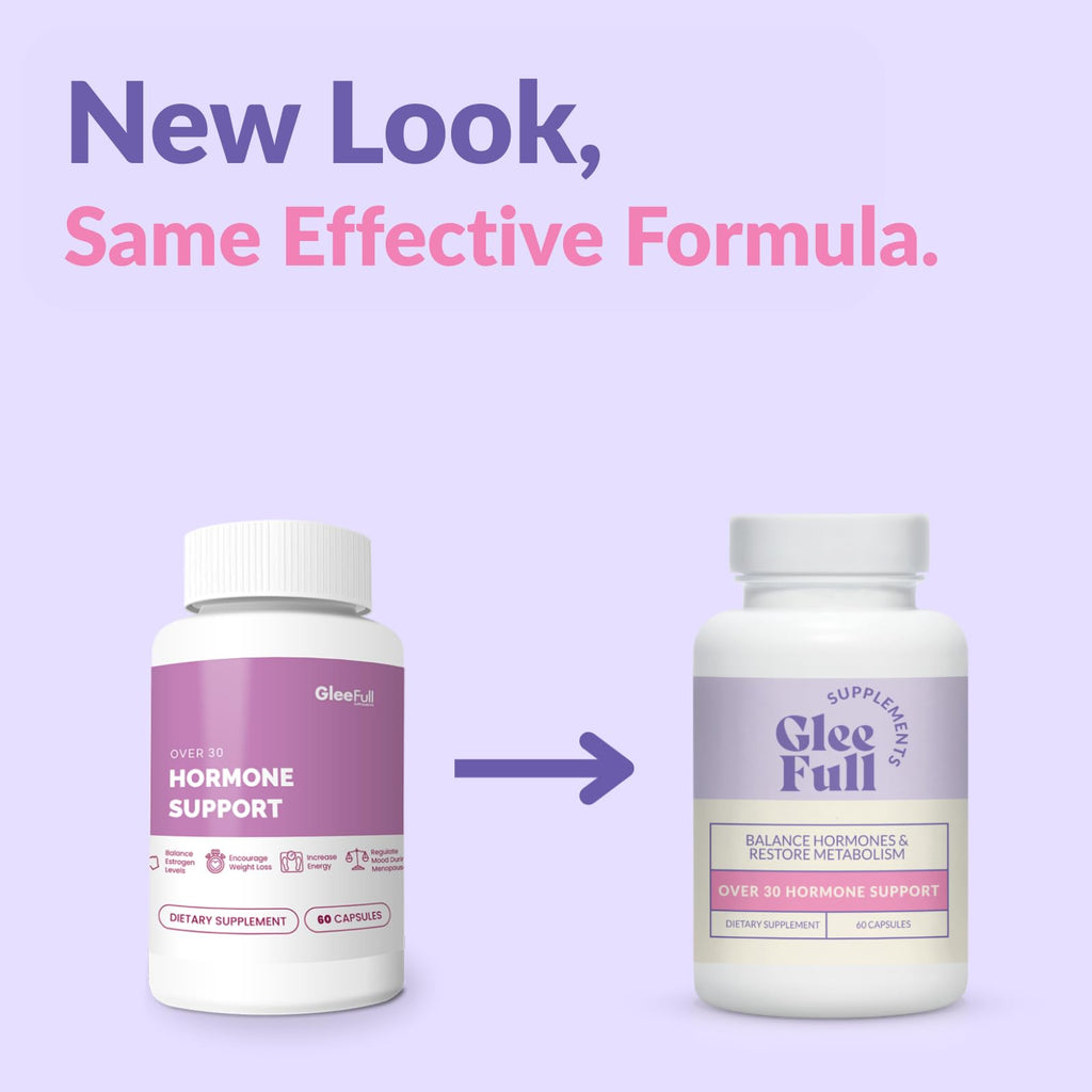 GLEEFULL SUPPS GleeFull Over 30 Hormone Support – Menopause & Hormone Balance for Women