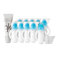 GLO Science Teeth Whitening Gel – 6% Hydrogen Peroxide, 10 Gel Vials + Lip Care