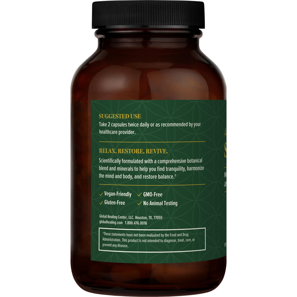 Global Healing Center: Stress Relief with Lithium Orotate (120 Capsules)