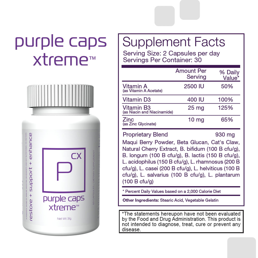 Global Purple Caps Xtreme by Rotkin Wellness - 60 Capsules | Vitamins & Minerals