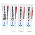 Globe Clotrimazole 1% Antifungal Cream 1 oz (4 Pack) – Relief for Itching, Burning, Cracking & Scaling