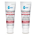 Globe Clotrimazole 1% Cream – 4 oz (2 Pack) Antifungal Relief for Itching, Burning, Ringworm