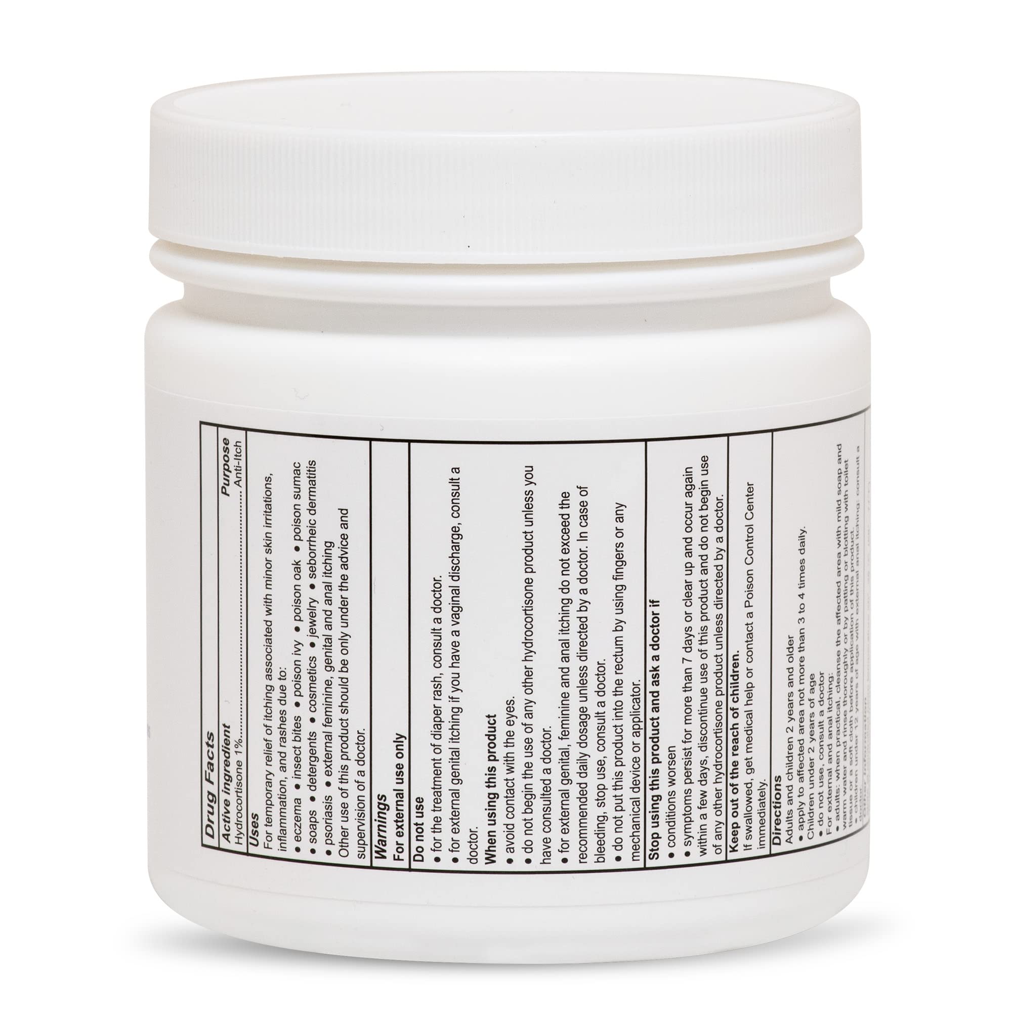 Globe Hydrocortisone 1% Cream with Aloe – 16 oz Maximum Strength Anti-Itch