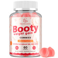 Glorithiventa Booty Gummies for Women | CurvaBoost BBL Herb Blend, Creatine Monohydrate, Zero Sugar, Peach Flavor – 60 Counts
