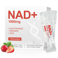 GlossLuxe NAD Liquid 1000mg – NAD+ Supplement with Nicotinamide Riboside, Resveratrol & PQQ | 30 Packets