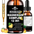 GLOVVUUP Magnesium 12-in-1 Complex 1000mg | Liquid Drops with Glycinate & More