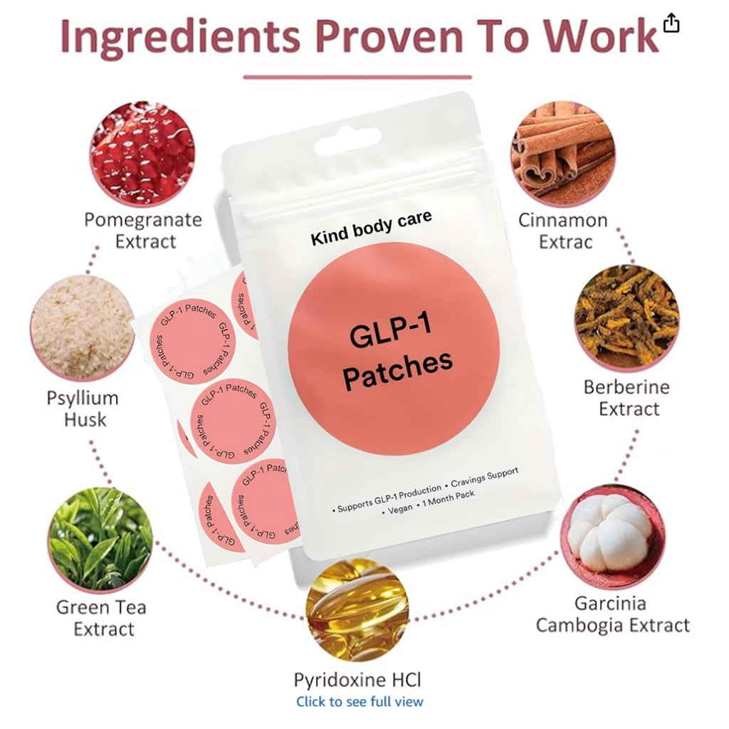 90pcs GLP-1 Patches - Body Care Balance | Natural Gentle Hydrating Patch (Pink)