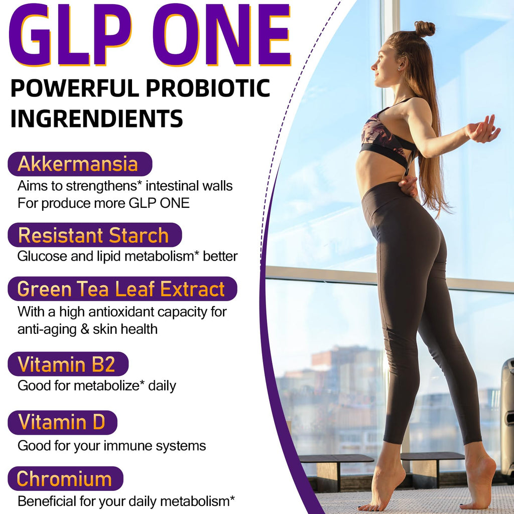 Dmeisy Akkermansia Probiotic - 300 Billion AFU, 60 Count | Gut Health & Immune Support