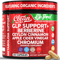 GLP Shred with Berberine, Cinnamon, ACV & Turmeric – 60 Vegan Capsules | Clean Nutra