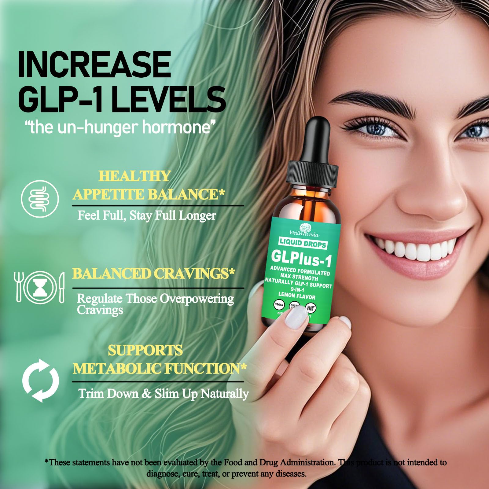 GLP-1 Liquid Drops — 6x Stronger Than Capsules | 9-in-1 GLP-1 Support