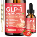 GLP-1 Supplement – 16-in-1 Liquid Drops with Berberine, Cinnamon, Green Tea & Resveratrol (Strawberry, 2 oz)