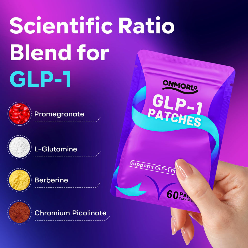 GLP-1 Patch for Women and Men – 8-Hour Absorption | 60 Patches