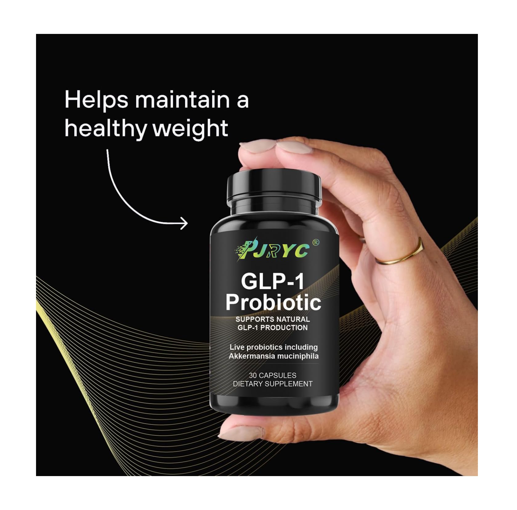 GLP-1 Probiotic 2 Pack - 60 Capsules | Multi-Strain + Prebiotic