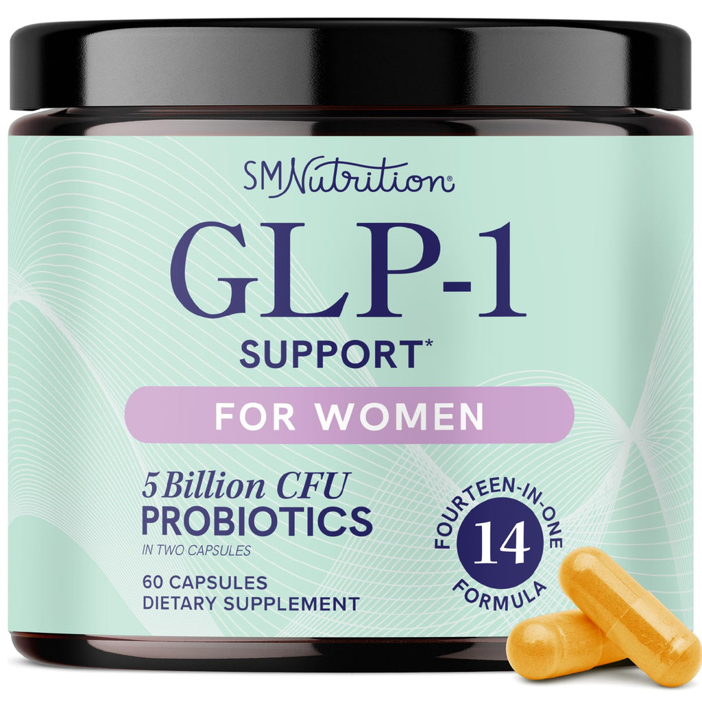 GLP-1 Support for Women | Nutritional Support with Probiotics, Berberine, Cinnamon & More | GLP 1 Supplement for Healthy GLP1 Activity, Digestive Health & Metabolic Balance | Non-GMO | 60 Ct.