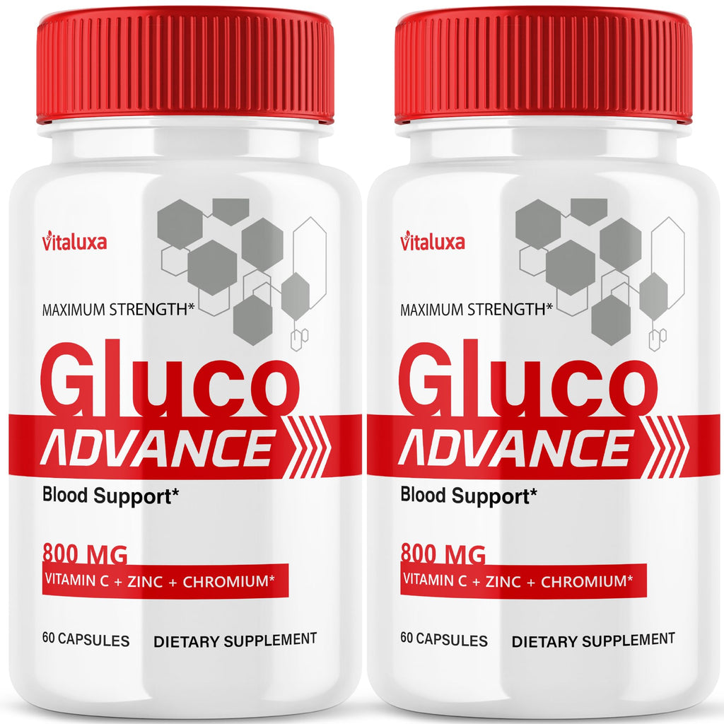 Gluco Advance Capsules (2 Pack) – Blood Support & Joint Health, 120 Ct