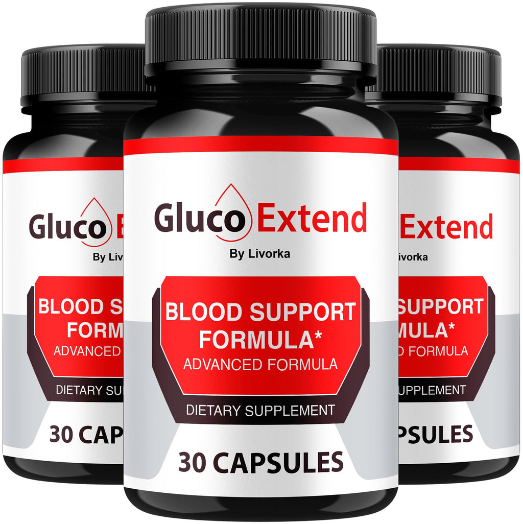 Gluco Extend 3-Pack Capsules - All-Natural Formula for Healthy Levels