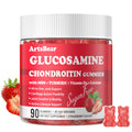 Glucosamine Chondroitin Gummies with MSM & Calcium – Joint Pain Relief & Cartilage Support (90 Count)