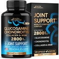 Glucosamine Chondroitin MSM Collagen | HSA | Joint Support 2800 mg | Made in USA | FSA Approved, 120 Capsules