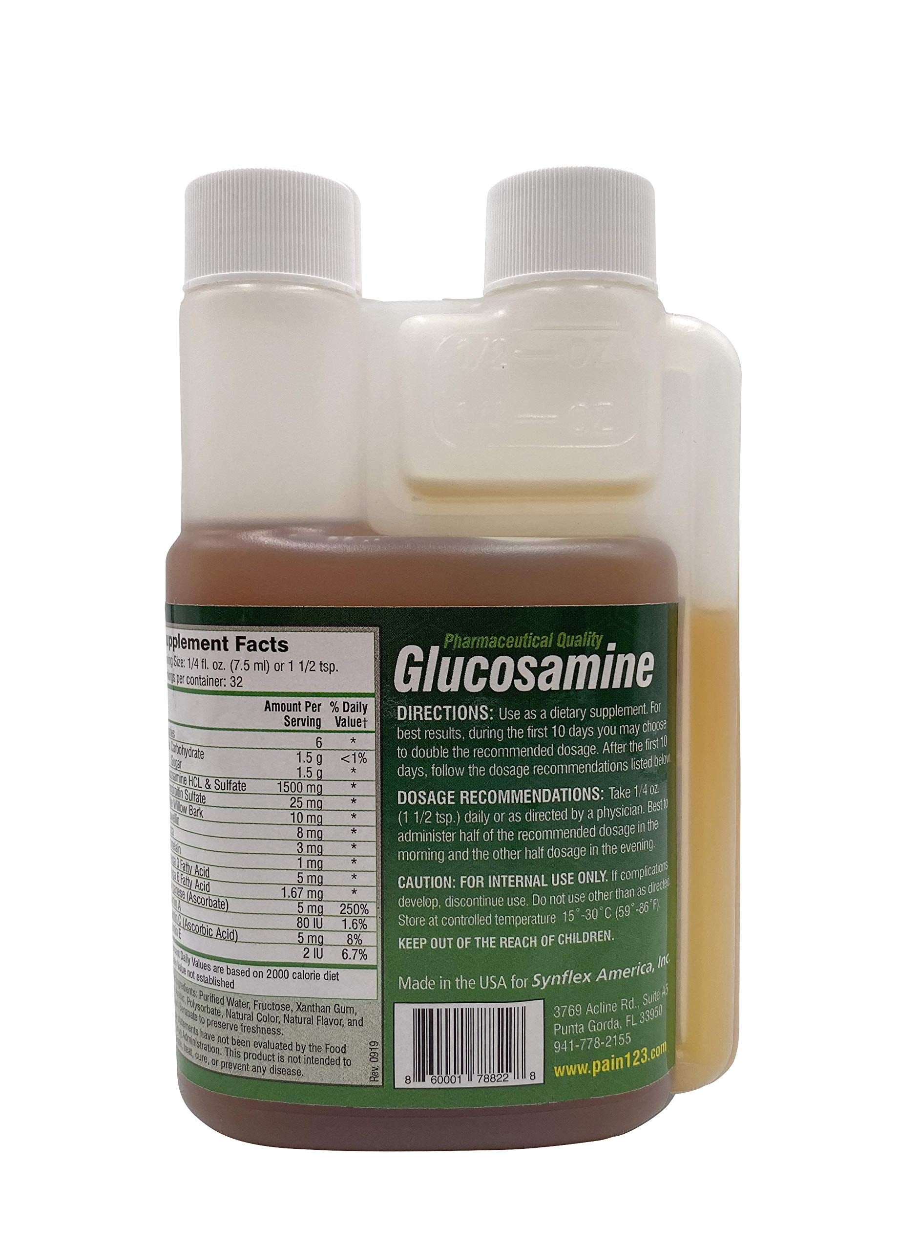 1500mg Liquid Glucosamine & Chondroitin - Orange Flavor - Joint & Cartilage Support (32 Day Supply)